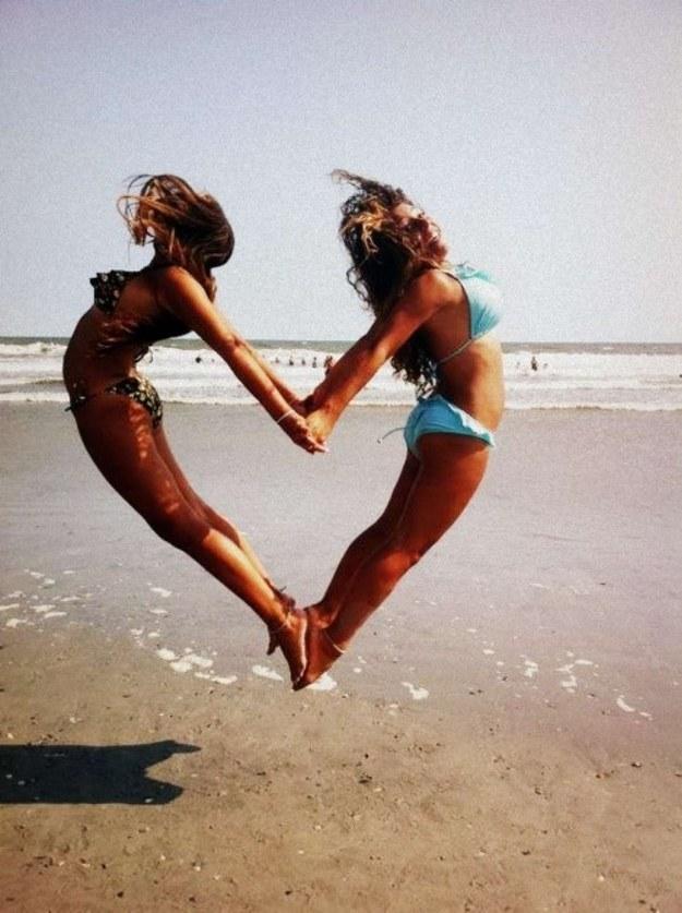 Show your <3 on the beach.