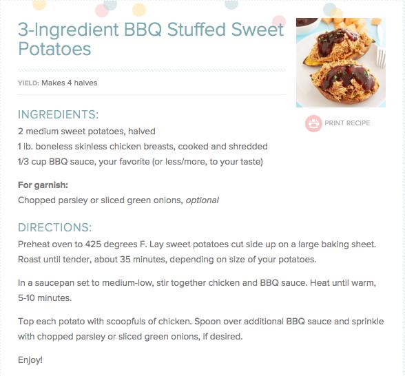 BBQ Chicken Stuffed Sweet Potatoes OMG!! #tipIt