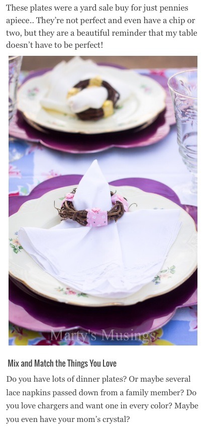💥✨ Spring Table Setting Idea ✨💥🌹🌹