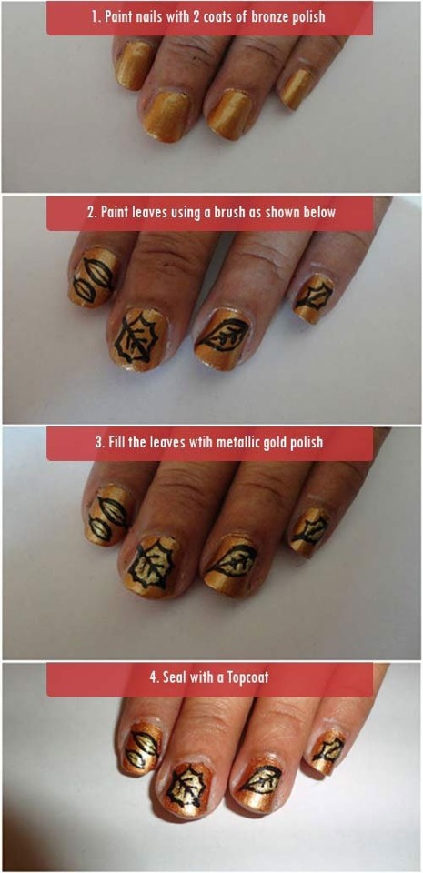 🍂Super Easy Step-By-Step Fall Nail Tutorials! #FallNails 🍂