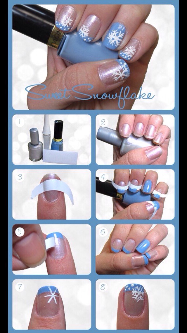 15 Adorable Winter Nail Tutorials