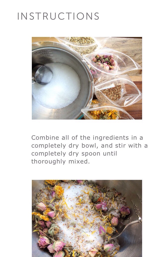 HOMEMADE HERBS & Bath Salts 💜