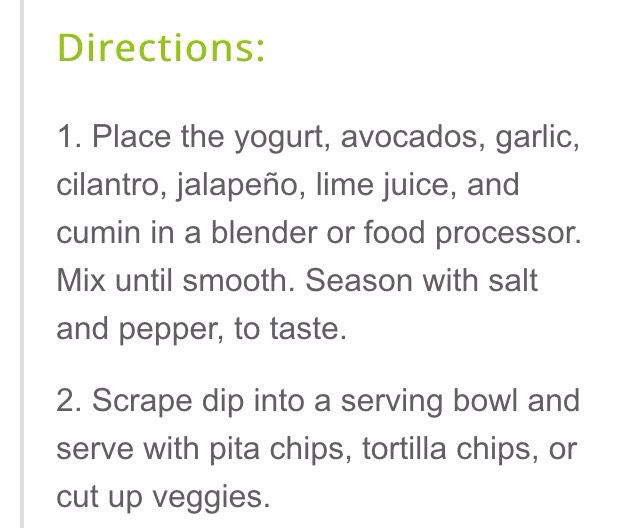 Creamy Avocado Yogurt Dip