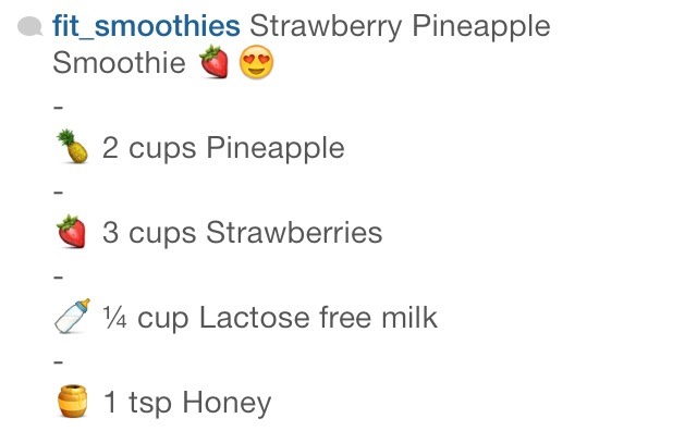 Strawberry Pineapple Smoothie 