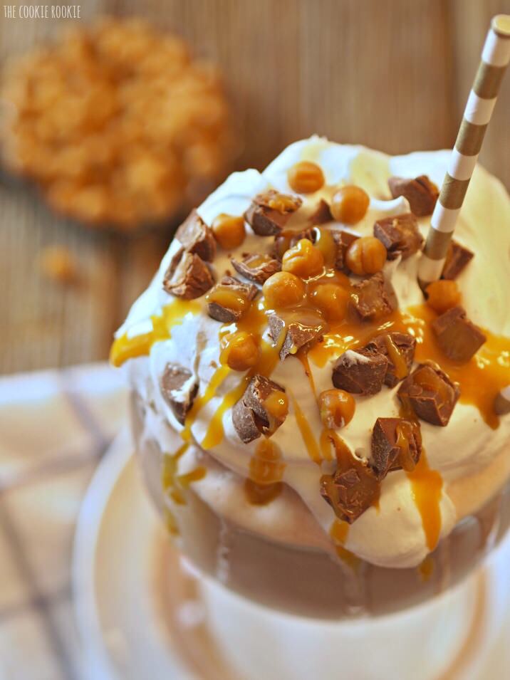 Frozen Caramel Hot Chocolate !!!!!