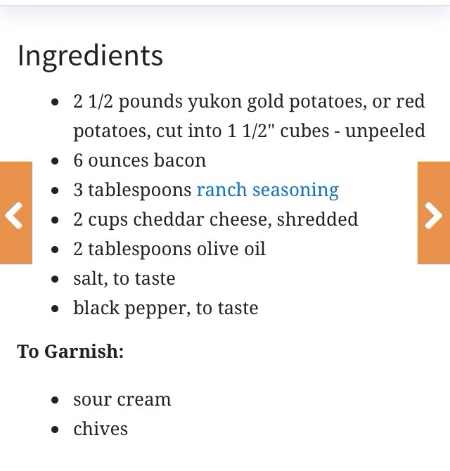 🌟 Cheesy Bacon Ranch Roasted Potatoes!🌟