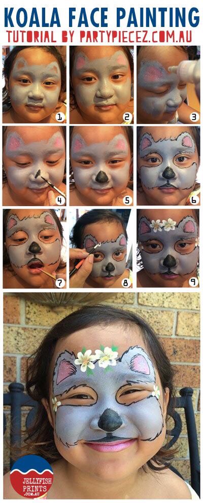 Face And Body Paint: Animals