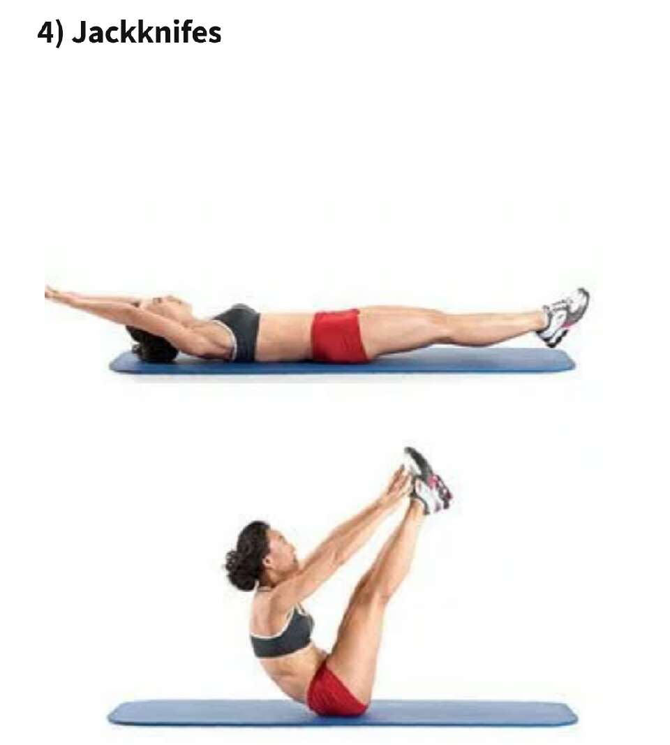 Four Moves To Get You Abs In A Month!