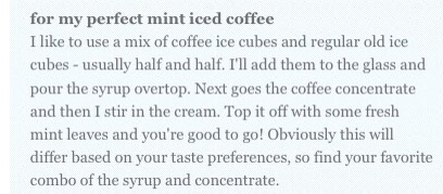 Fresh Mint Iced Tea 