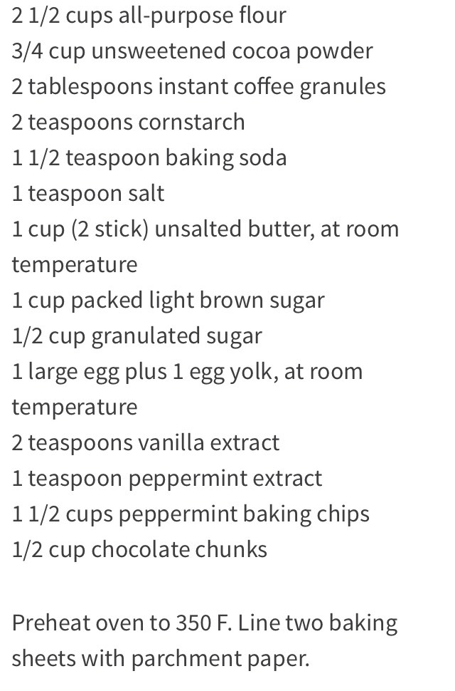 Amazing Peppermint Mocha Cookies