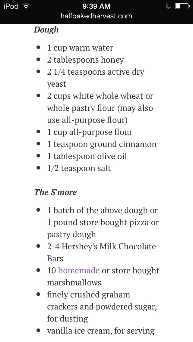 Smores Calzones!!