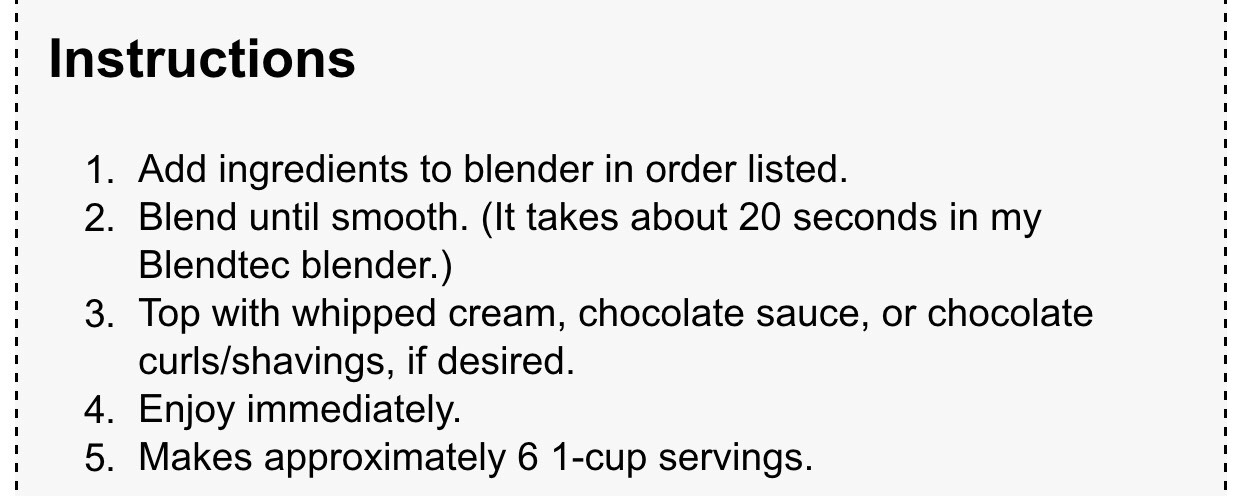 ❄️ FROZEN HOT CHOCOLATE 🍫