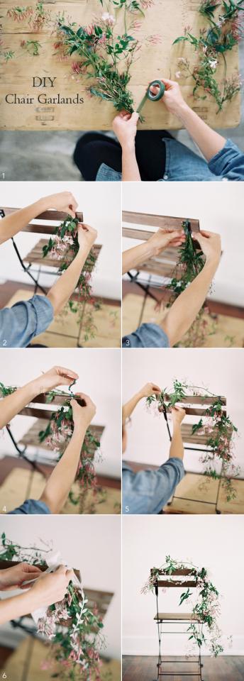 2 Chair Garlands and Decore