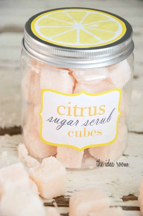 Super Easy Sugar Scrub Cube Recipe