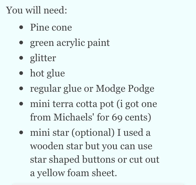 Make Your Own Pine cone Christmas Tree!🎄