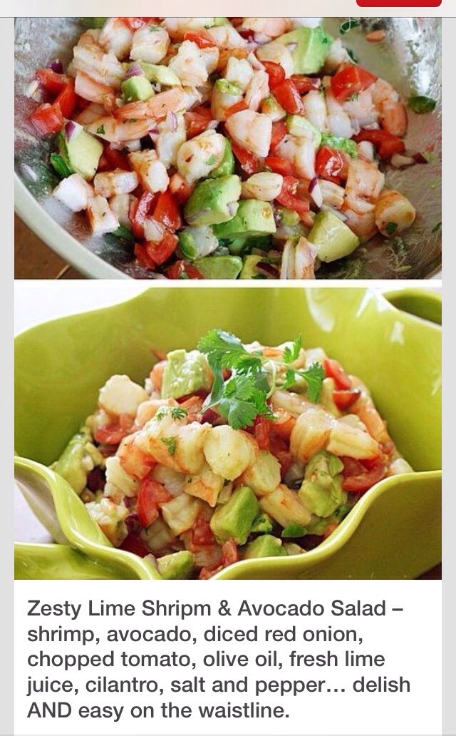 Zesty Lime Shrimp & Avocado Salad...