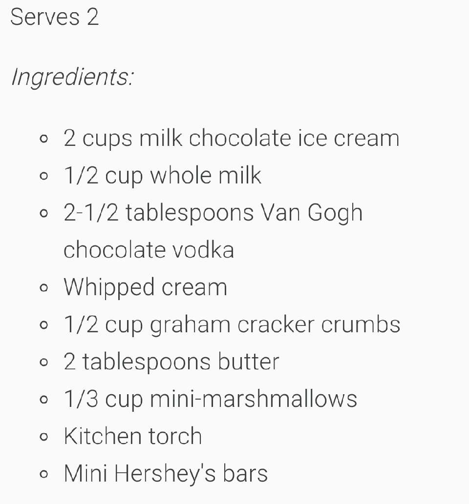 Smore's + Booze = Heaven 