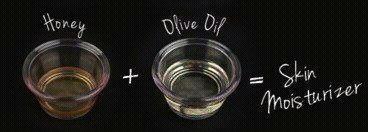 2. Honey   Olive Oil=Skin Moisturizer