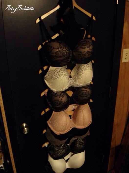 Or hook a bunch of hangers together for a more showcase look. 