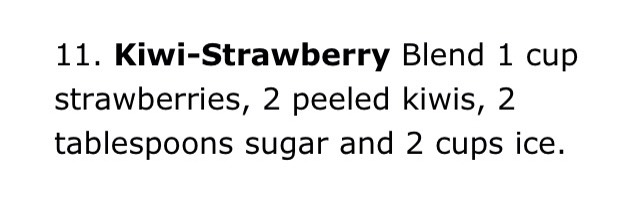 Smoothie Recipes 
