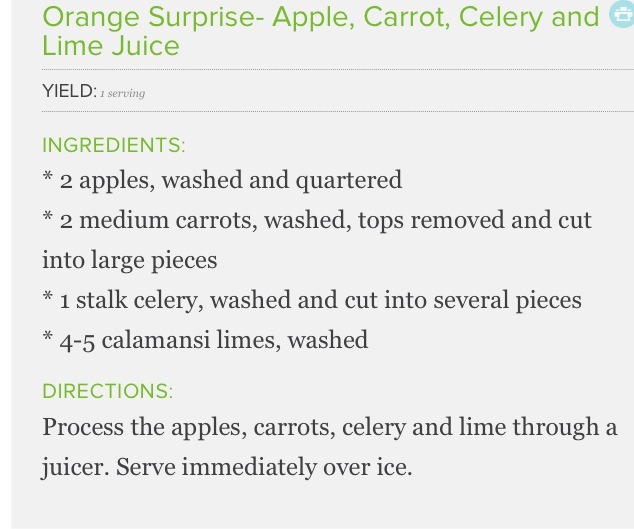 Orange Surprise Smoothie For Detox 