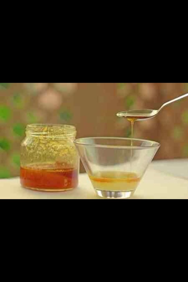 Finally, put one teaspoon of honey in it.