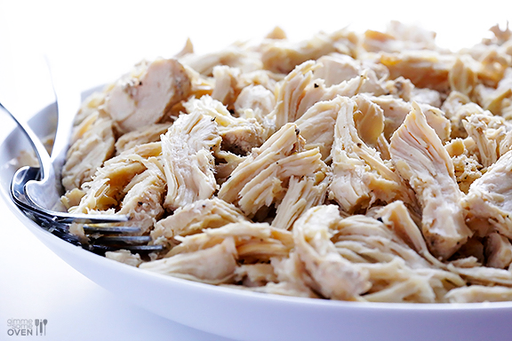 2 cups of shredded chicken breast