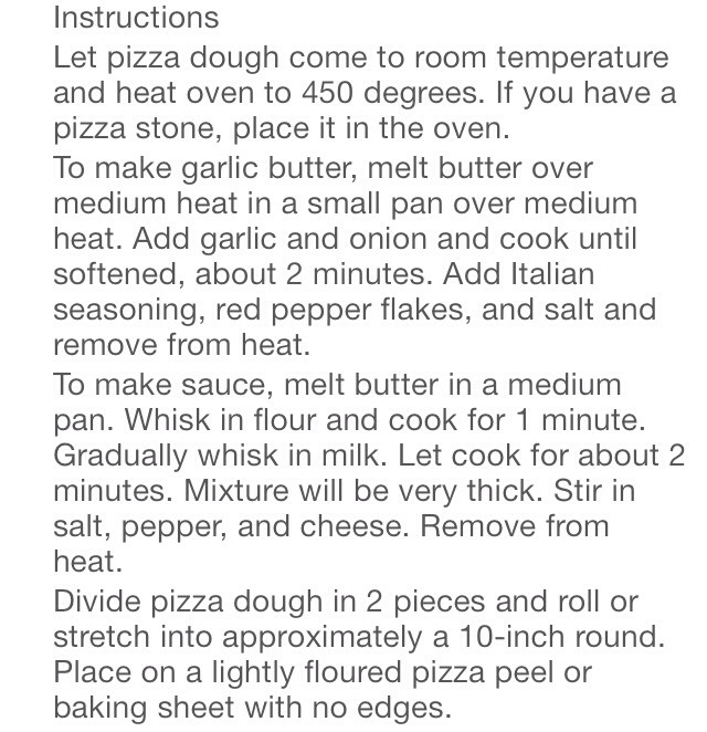 💗Chicken Alfredo Pizza Recipe! Yum!💗