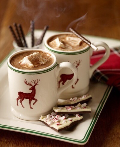 Who doesn't love hot chocolate and candy