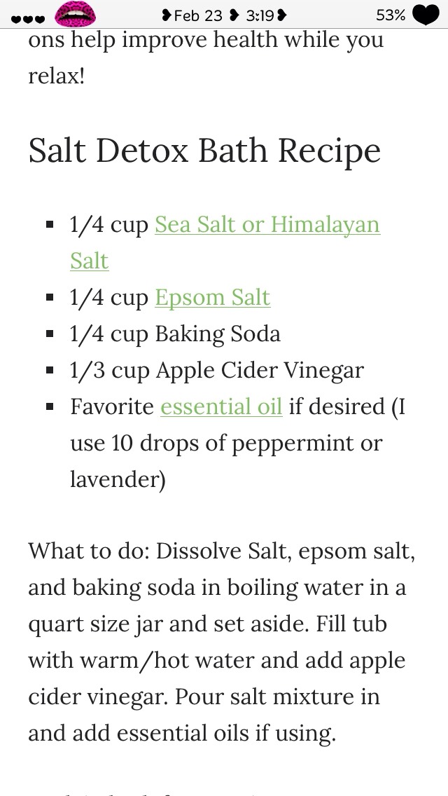 3 Natural Detox Bath Recipes