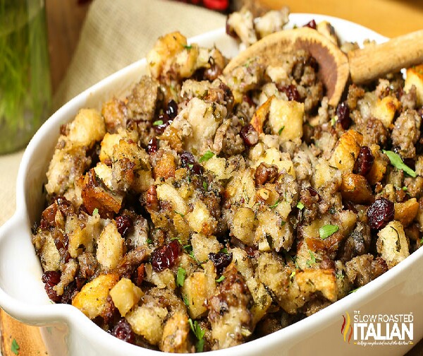 Sausage, Cranberry and Apple Stuffing