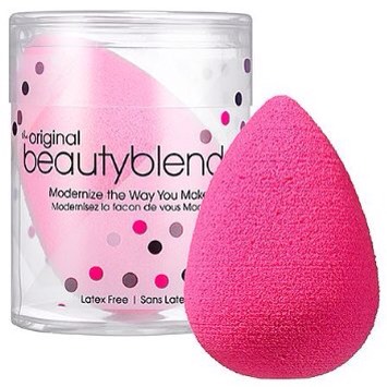 8. Blend it all together with a damp beauty blender.