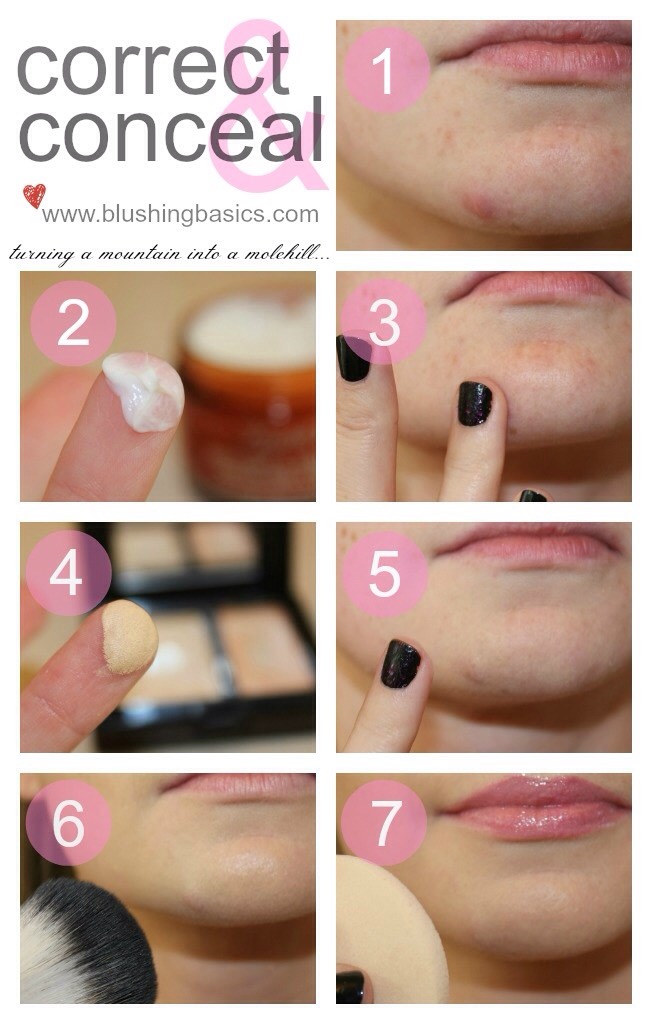 How to conceal a spot