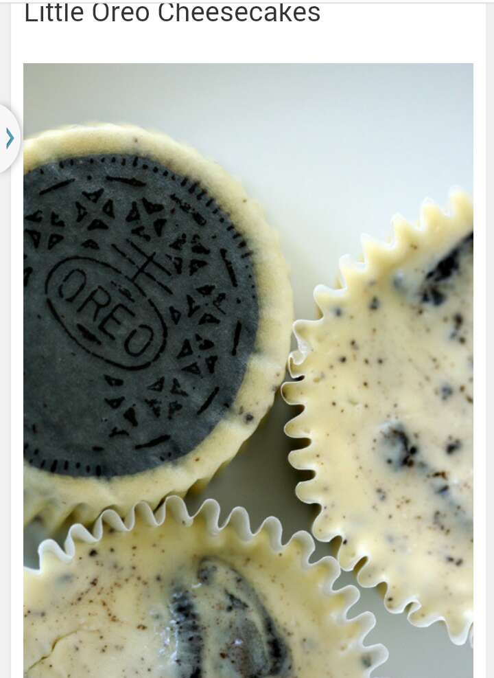Cookies And Cream Mini Cheesecakes!