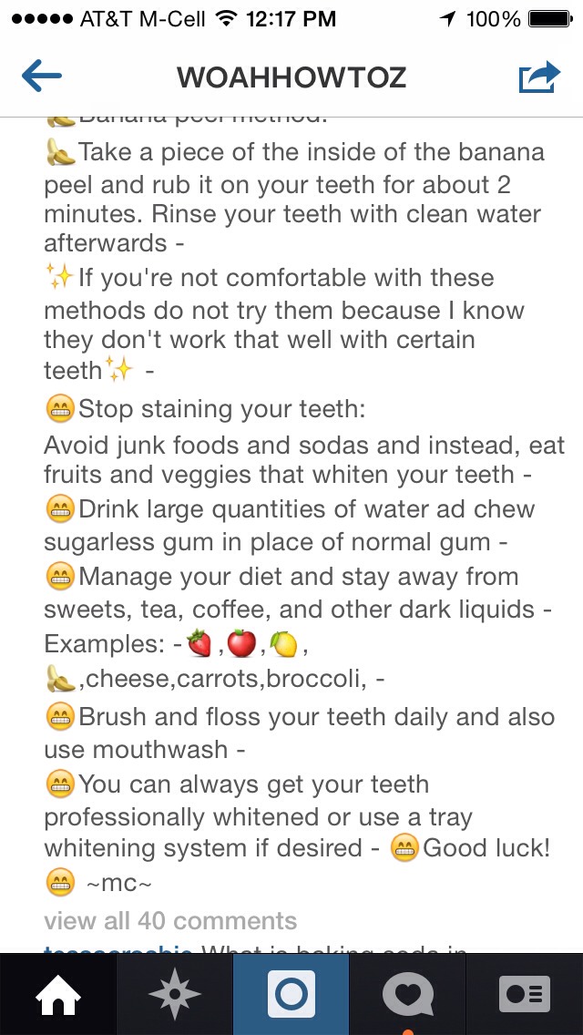 Part two teeth whitening