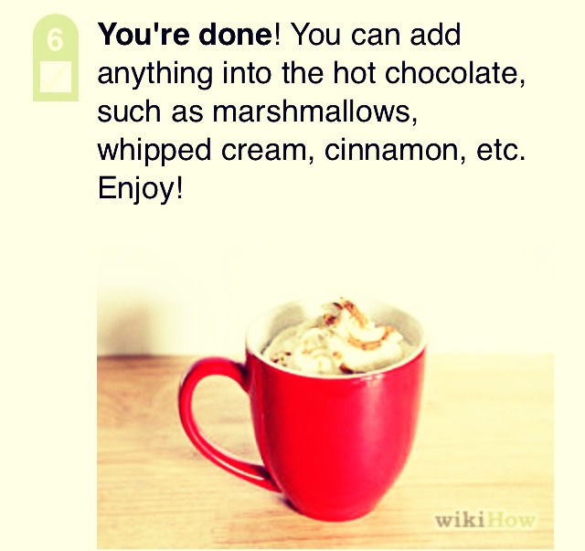 Nutella Hot Chocolate! :D
