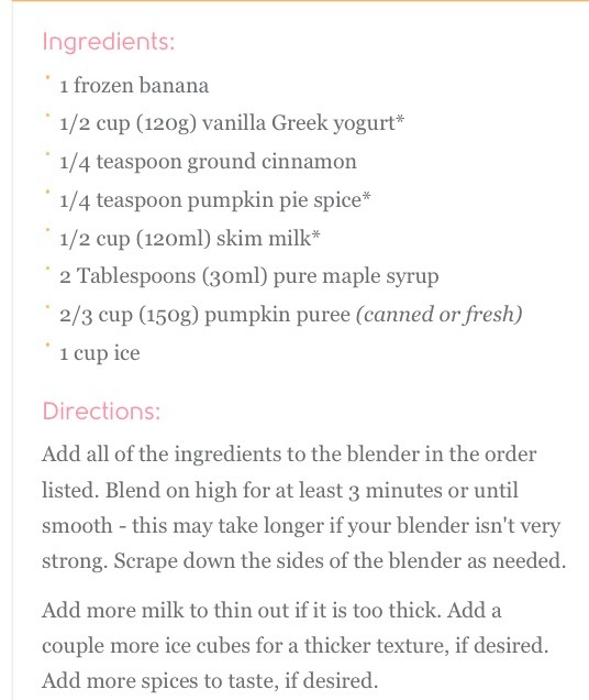 Easy Pumpkin Pie Protein Smoothie