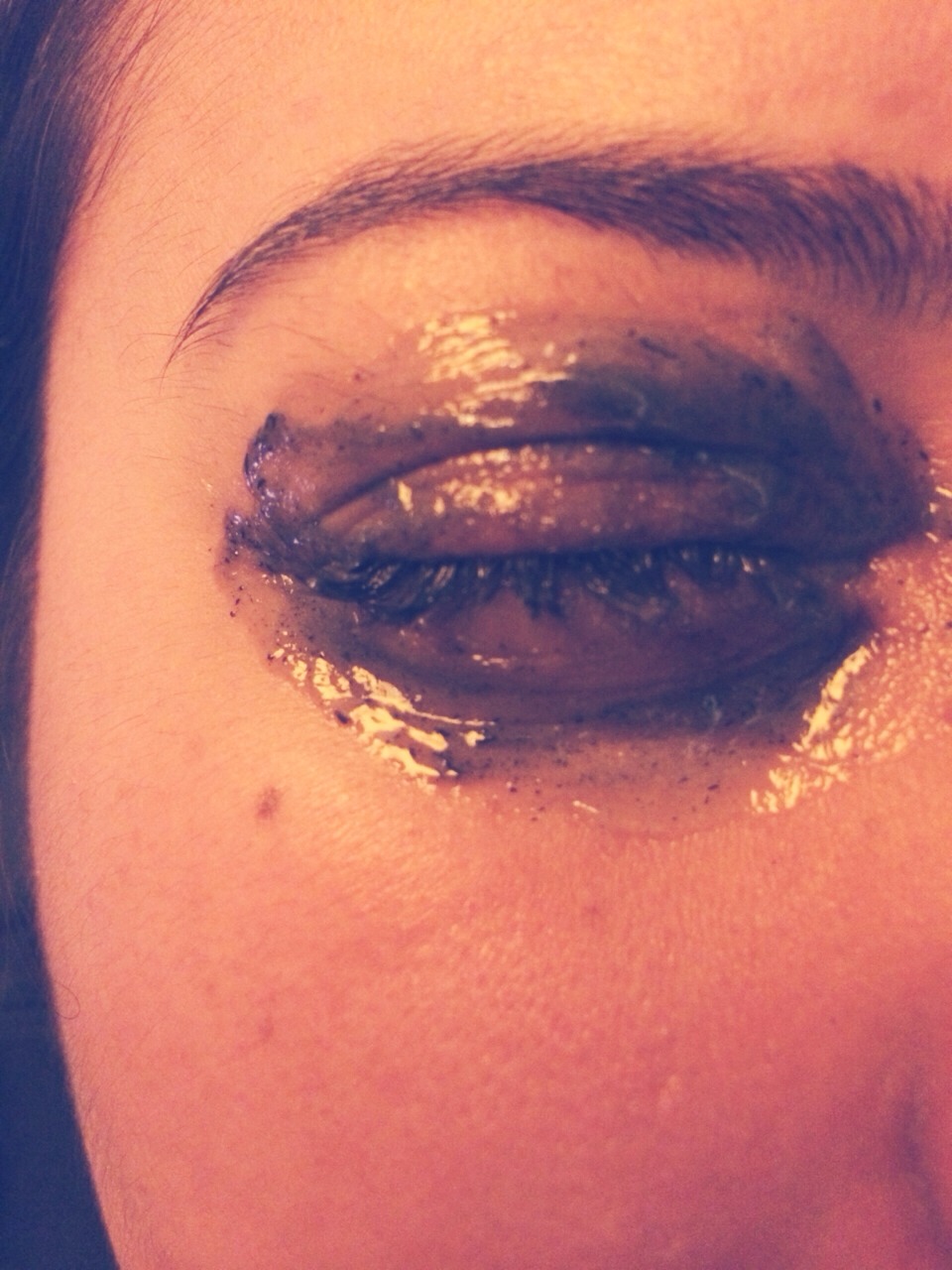 You might look like you got punched in the eye but rub in small circles to remove all the mascara and gunk! 
