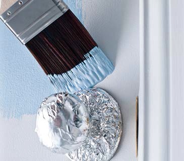 Aluminum Foil as Fixture Protector.