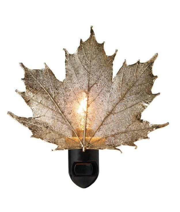 7. And a gold-covered leaf nightlight.
http://www.uncommongoods.com/product/real-sugar-maple-leaf-night-light