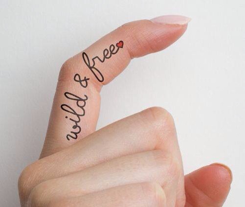 Finger Tattoos