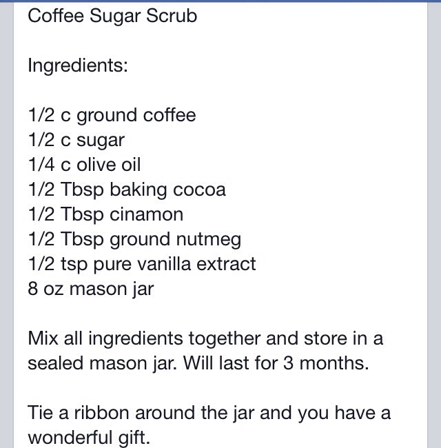 Coffee Sugar Scrub