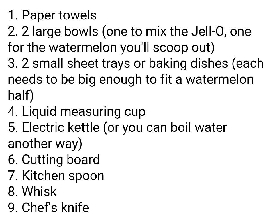 XXL Watermelon Jello Shots!