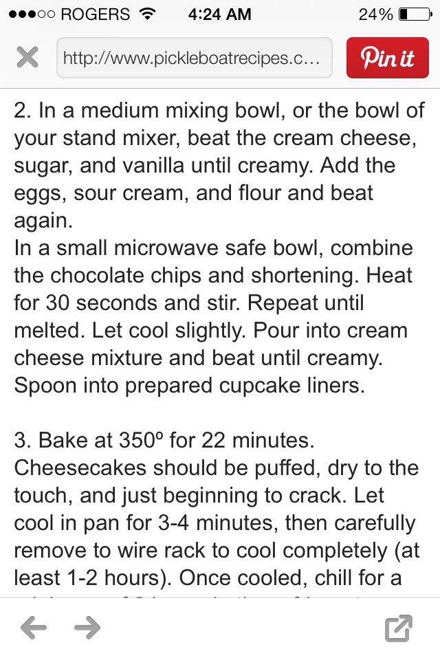 Reese's Peanut Butter Mini Cheesecakes! To Die For!!!