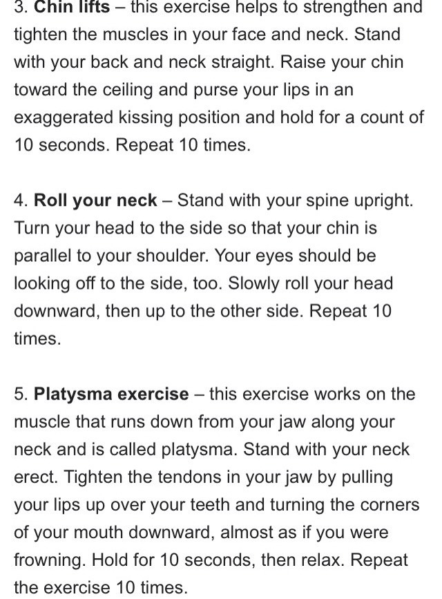 Get Rid Of That Double Chin!!