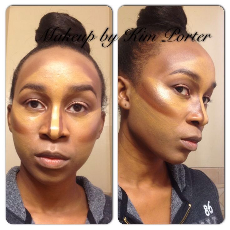 Darker beauties use a foundation three shades darker