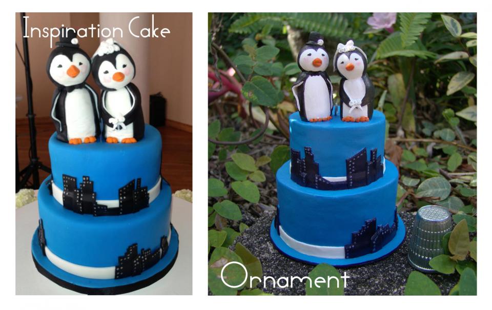 Have Your Wedding Cake Made Into An Ornament!