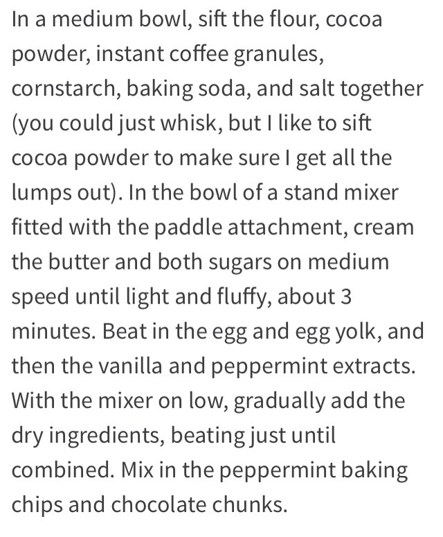 Amazing Peppermint Mocha Cookies
