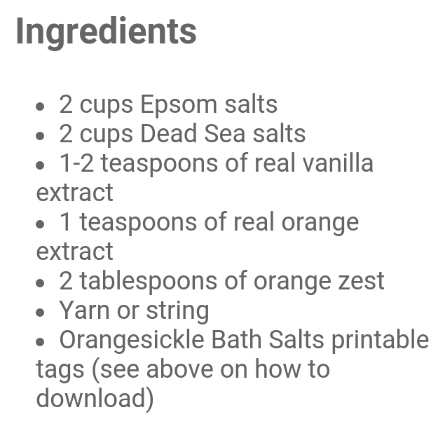 Orangesickle Bath Salt - Relax and do something good for your body 😃