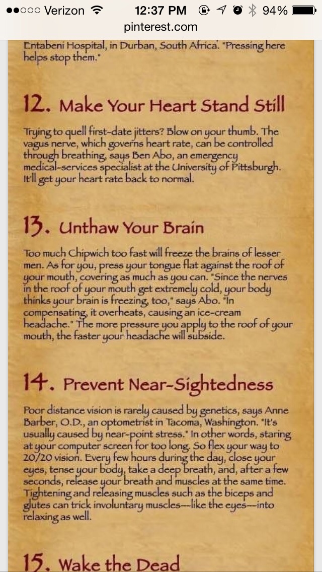Body/Mind Hacks For Everyday Problems!